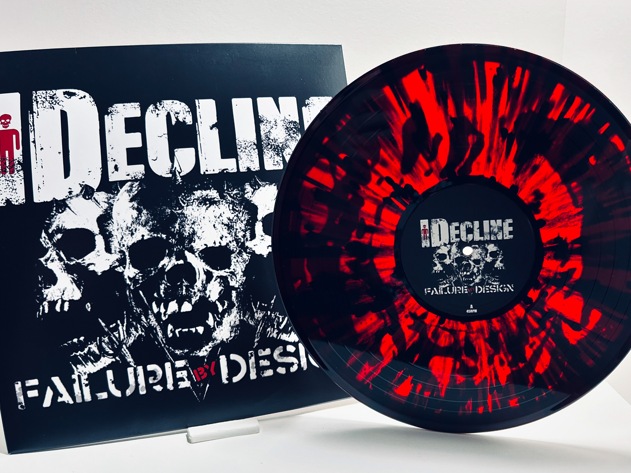 I Decline - Failure By Design Splatter Edition vinyl rarity